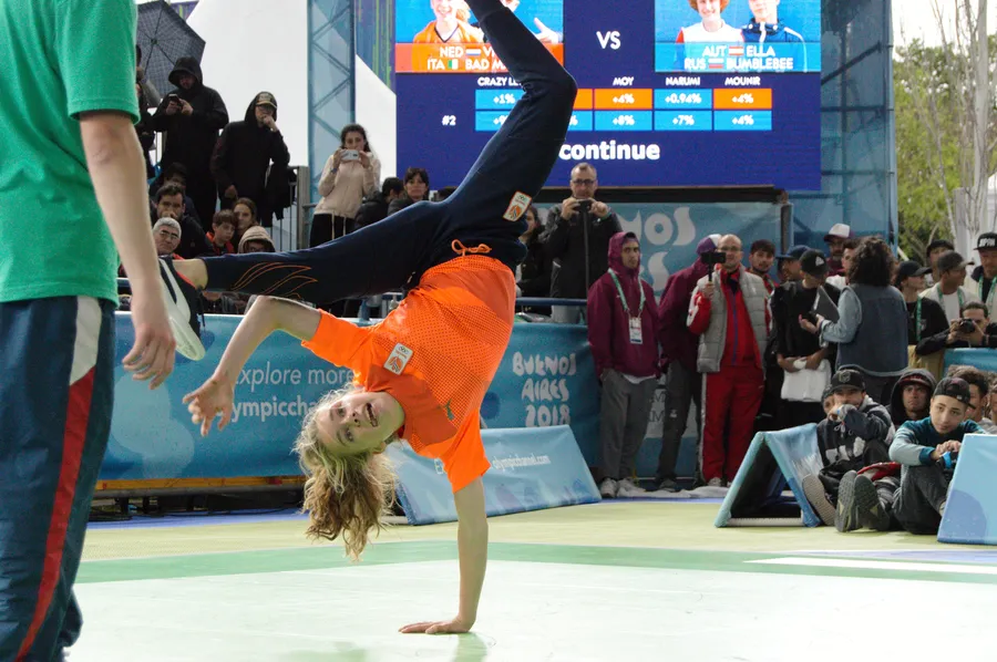 Breaking battle at the 2018 Summer Youth Olympics