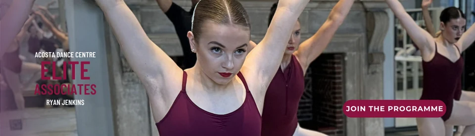 Ballet dancers practicing in a studio setting