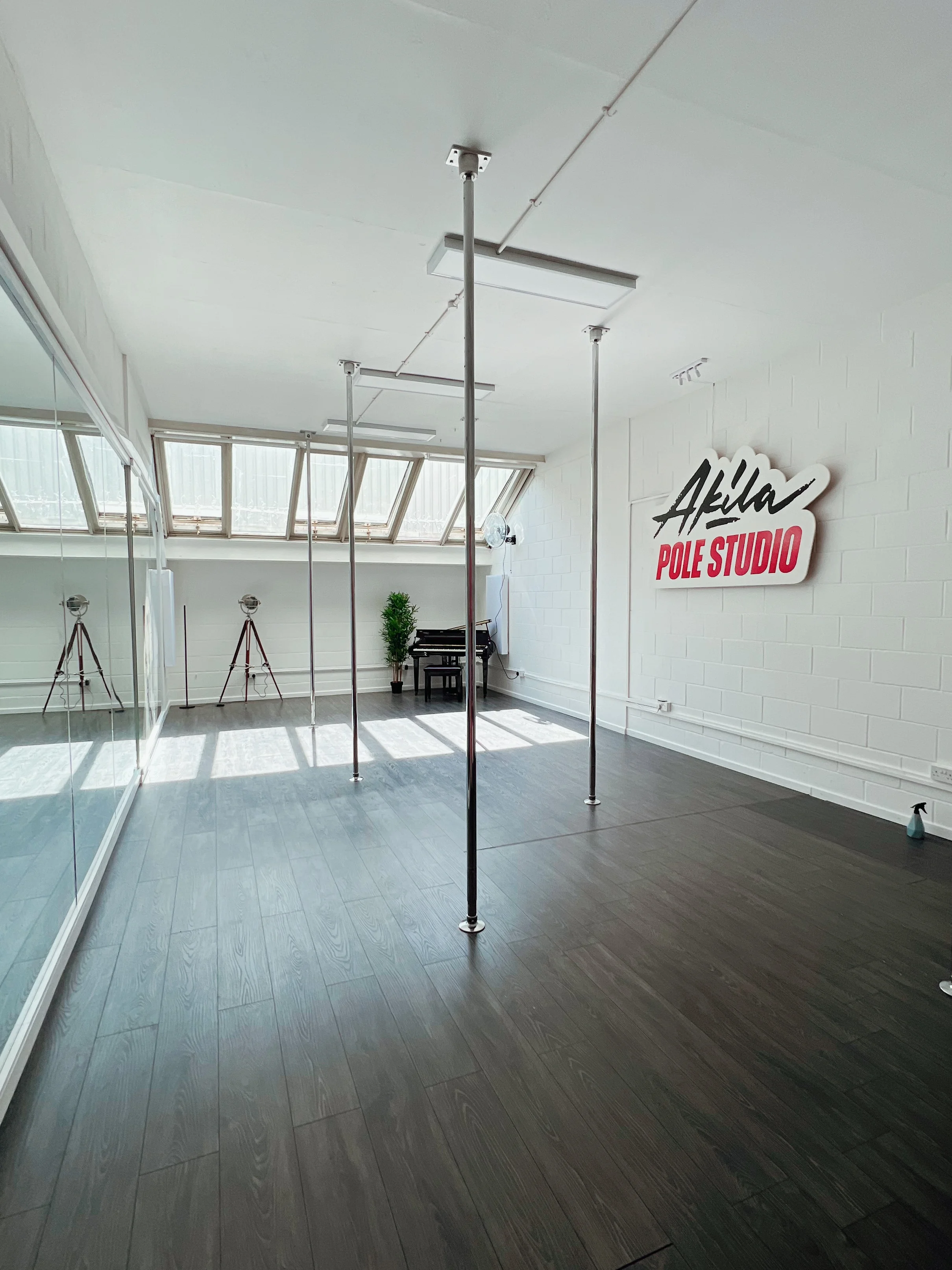 Studio hire space at Akila Pole Studio