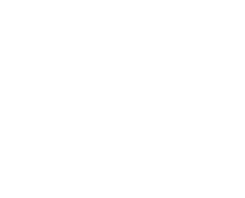 Logo with stylized letters and shapes