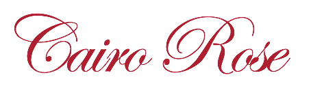 Cairo Rose logo with decorative text