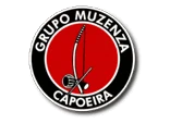 Capoeira logo with sword and berimbau