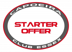 Capoeira Club Essex logo with offer text