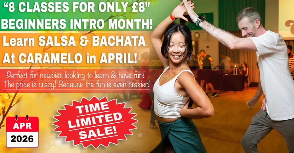 Salsa and Bachata dance promotion banner