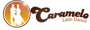Logo with dancers in orange circle