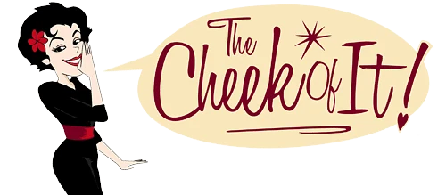 Logo featuring a woman in burlesque style