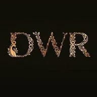 Logo with decorative letters DWR