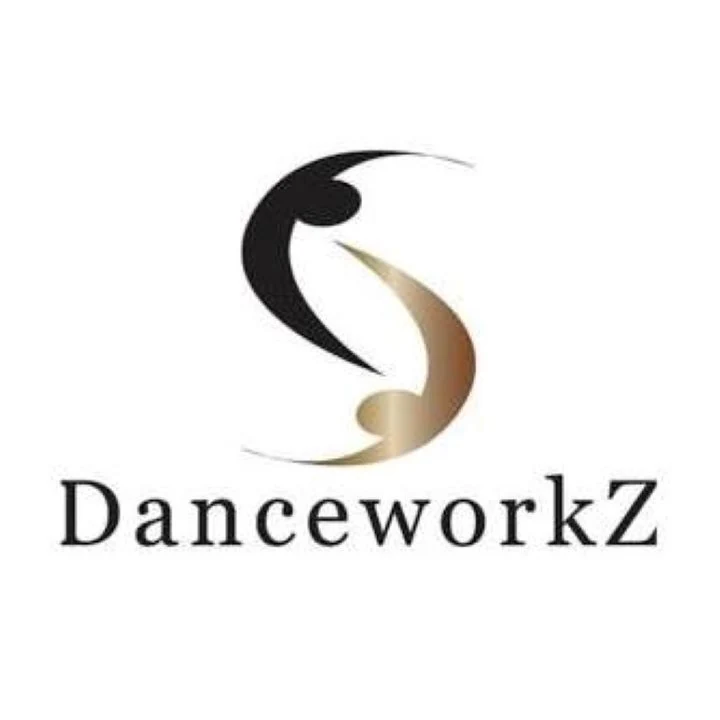 Logo of DanceworkZ with abstract figures