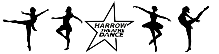 Logo featuring a star and dance elements