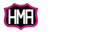 Logo with HMA initials in a shield shape