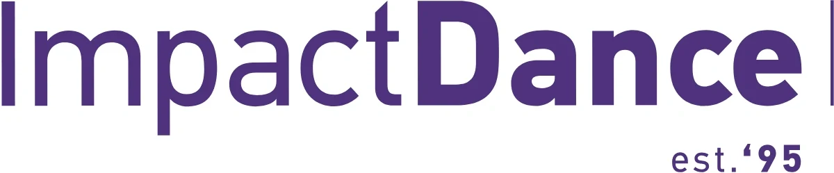 Logo of Impact Dance in purple text