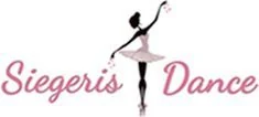 Logo featuring a dancer silhouette and text