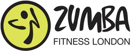 Zumba Fitness London logo with dancer silhouette